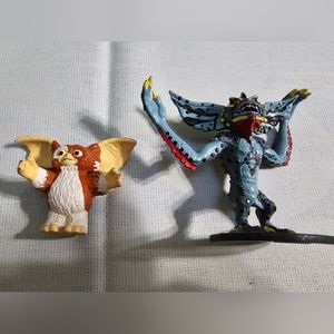 USED 1990 'APPLAUSE' 'GREMLINS 2' GISLZMO & 'EVIL MOHAWK'! ACTION FIGURE!